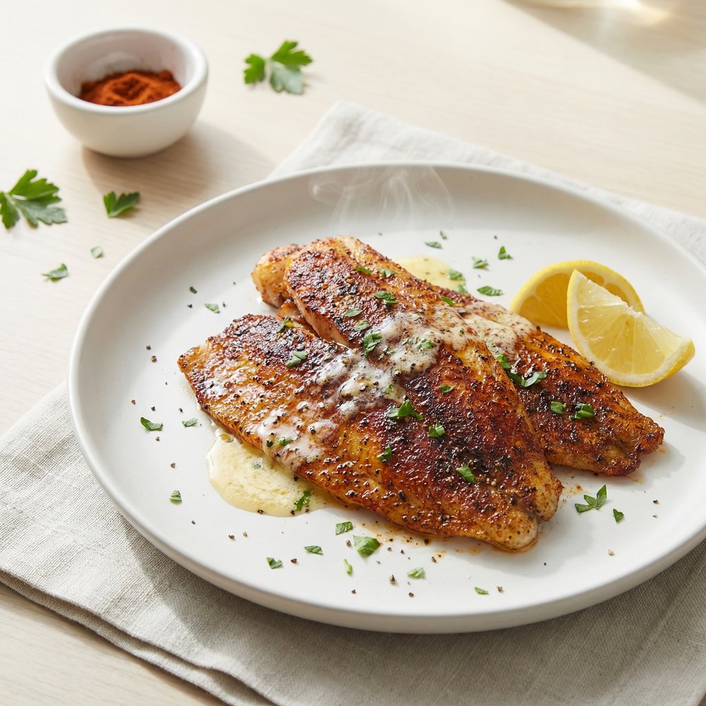 Air-Fried Blackened Catfish Fillets