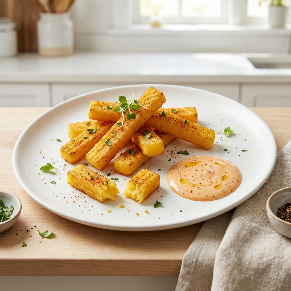 Air-Fried Cajun Polenta Fries