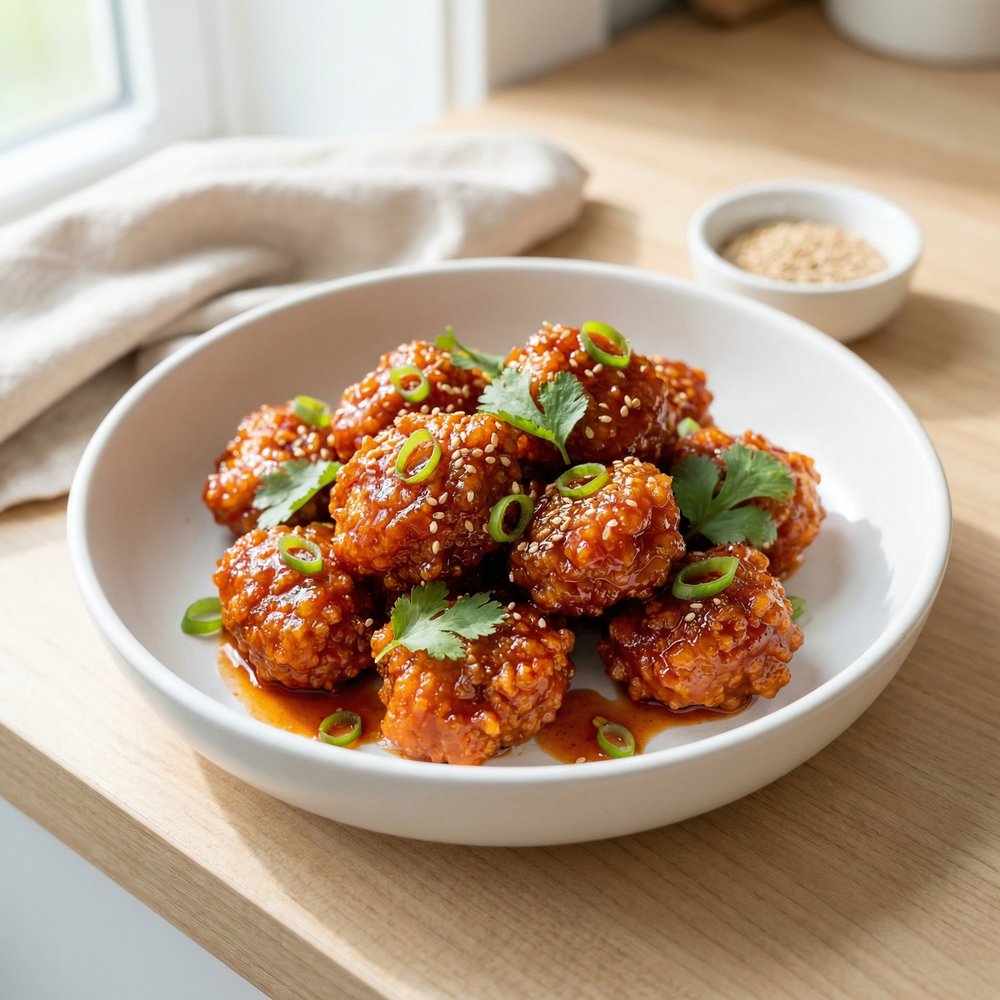 Air Fryer Korean-Style Crispy Chicken