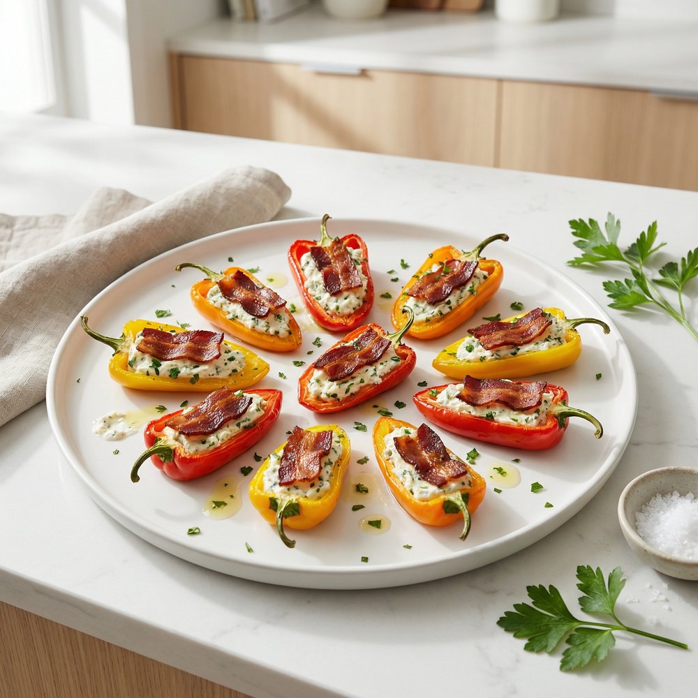 Air Fryer Mini Bell Pepper Poppers