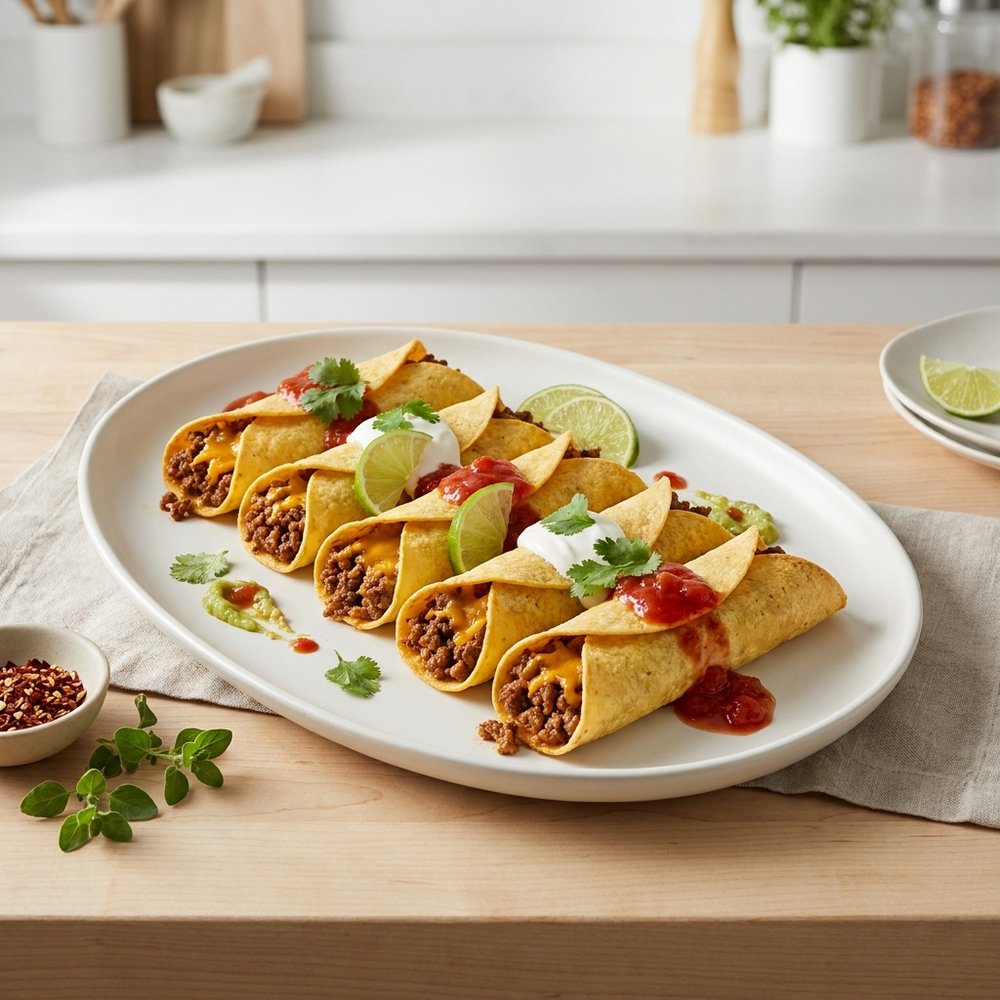 Air Fryer Pasta Tacos