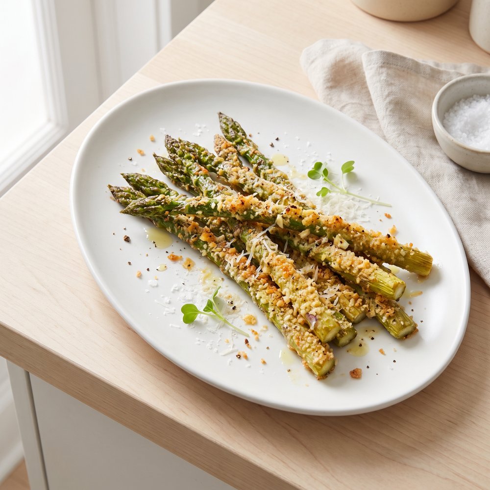 Air Fryer Roasted Asparagus
