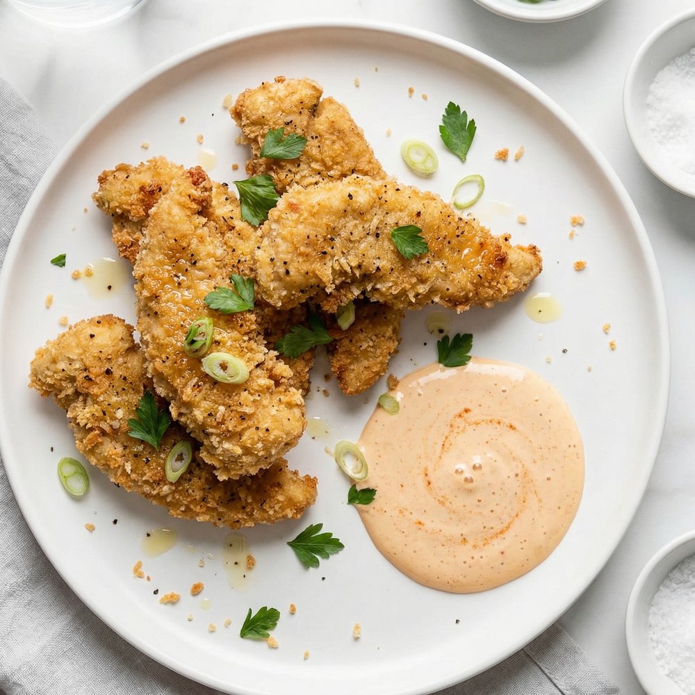 Air Fried Vegetarian "Chicken Tenders"