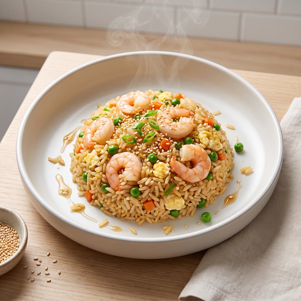 Air Fryer Shrimp Fried Rice