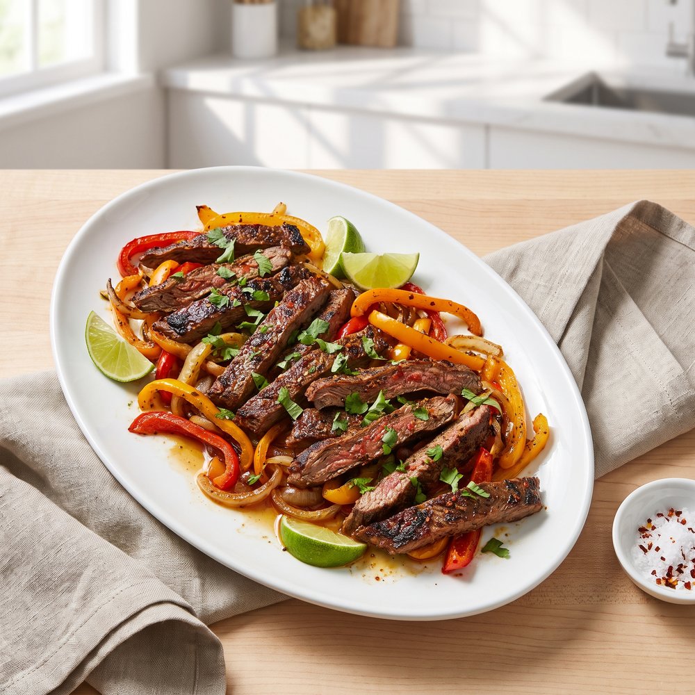 Air Fryer Steak for Fajitas