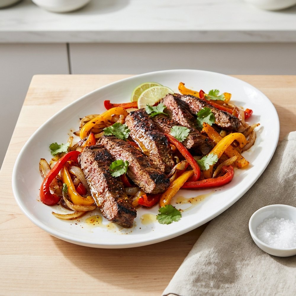 Air Fryer Steak for Fajitas