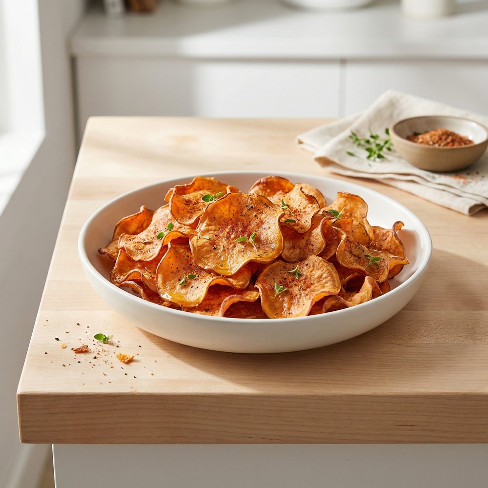 Sweet Potato Chips in the Air Fryer