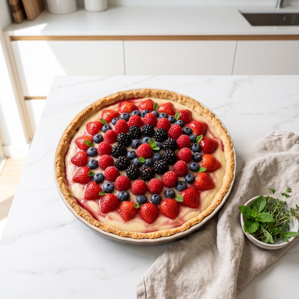 Almond Breeze® Summer Berry Tart