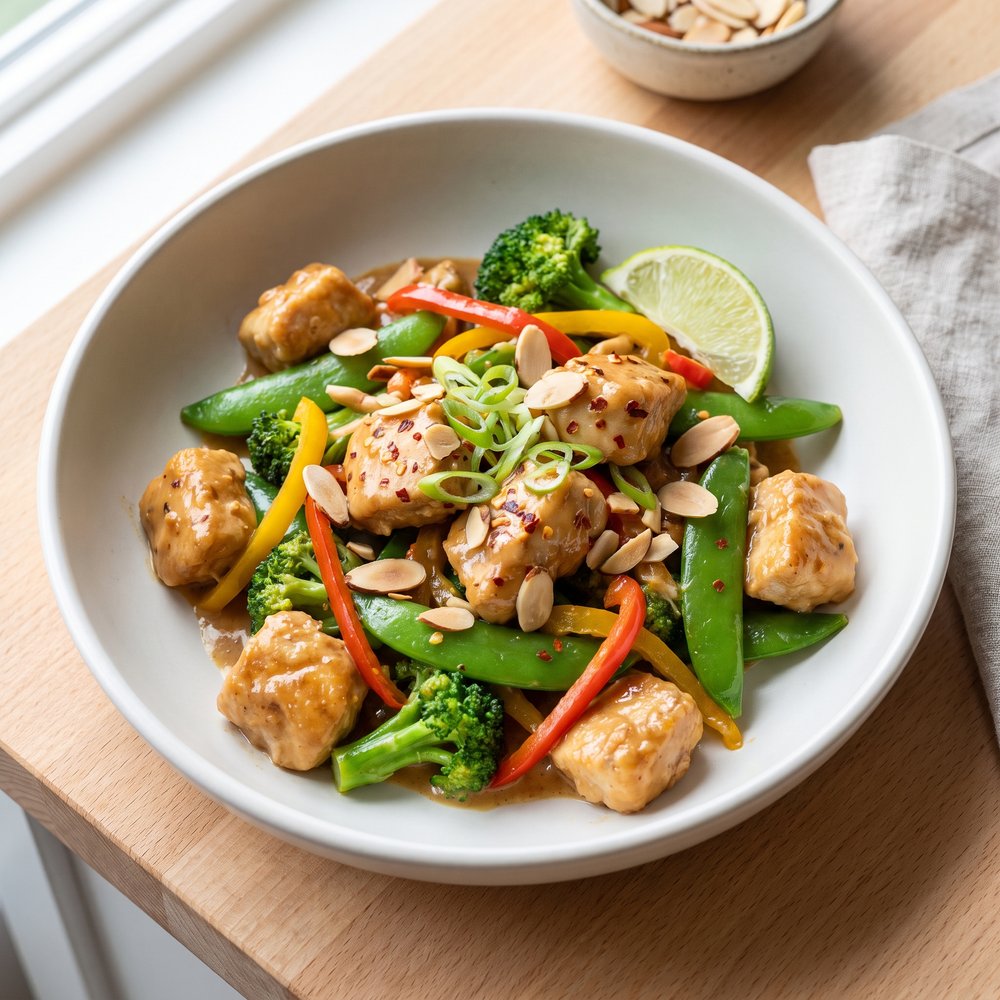 Almond Chicken Stir Fry