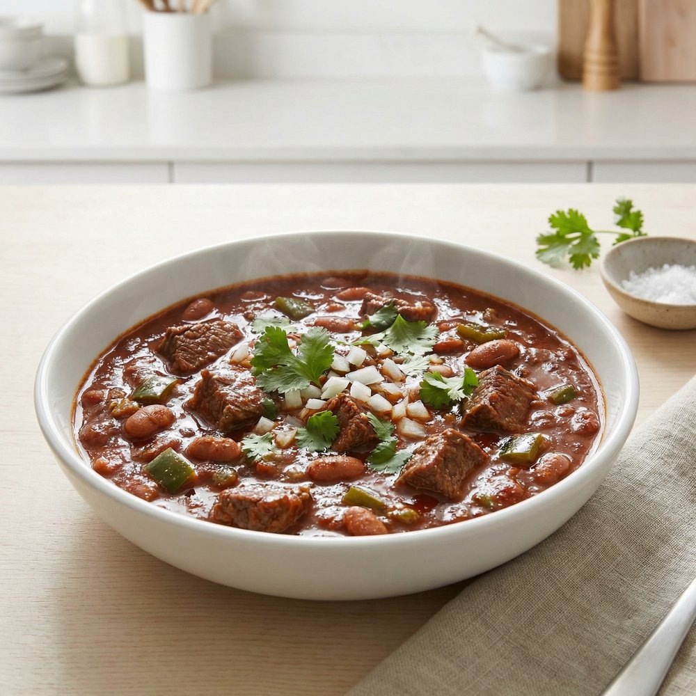 Beer-Infused Beef and Bean Chili