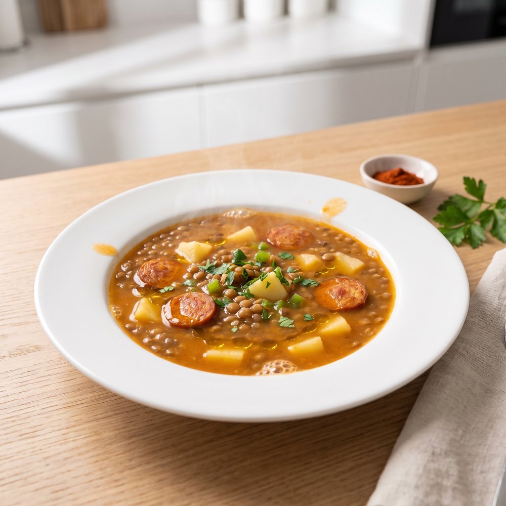 Andalusian-Style Lentil Soup (Sopa de Lentejas)