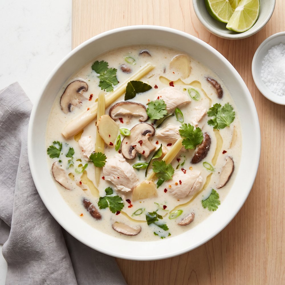 Andrew's Thai Coconut Chicken Soup (Tom Kha Gai)
