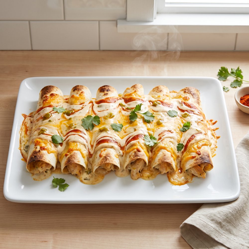 Angela's Creamy Chicken Enchiladas