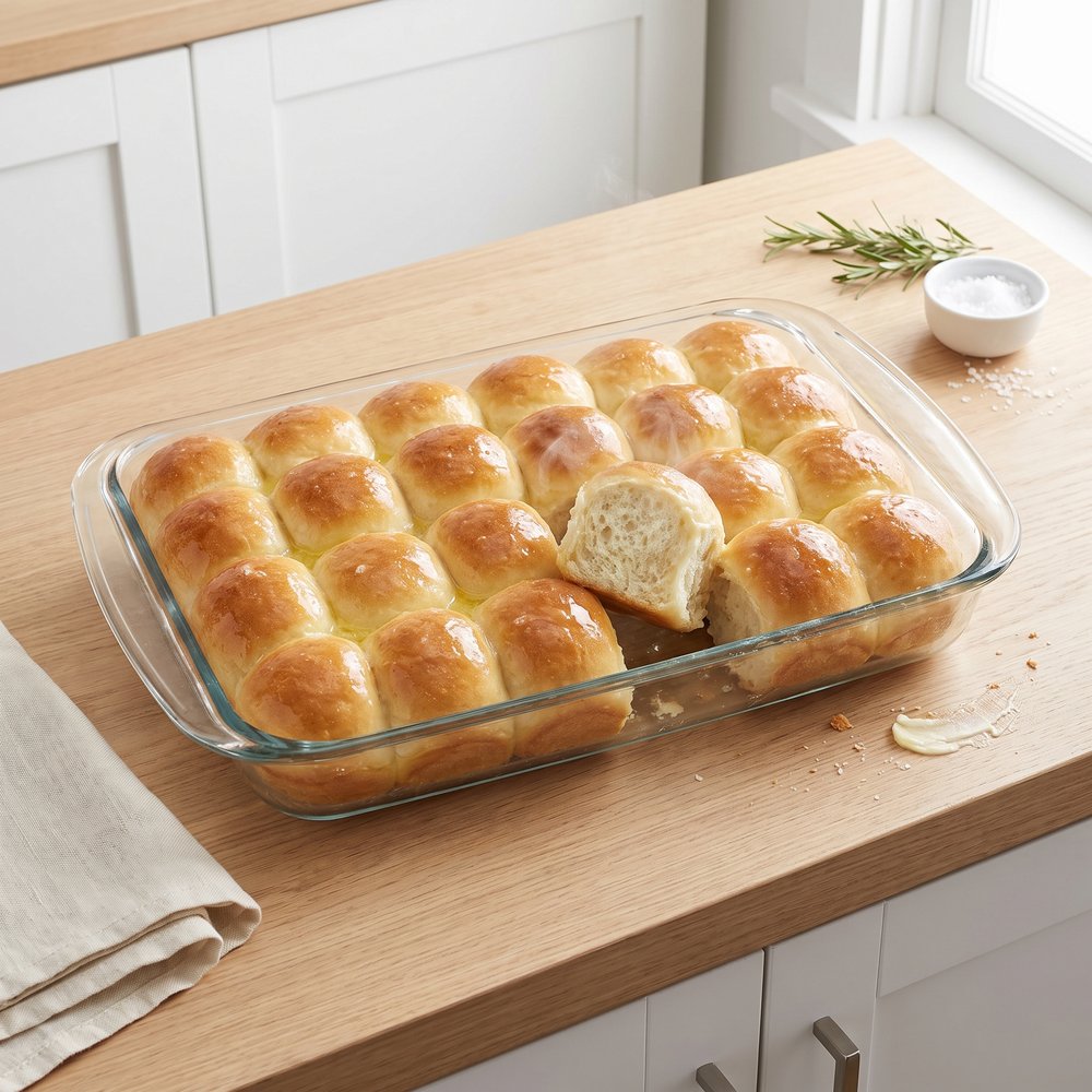 Angie’s Fluffy Butter Dinner Rolls