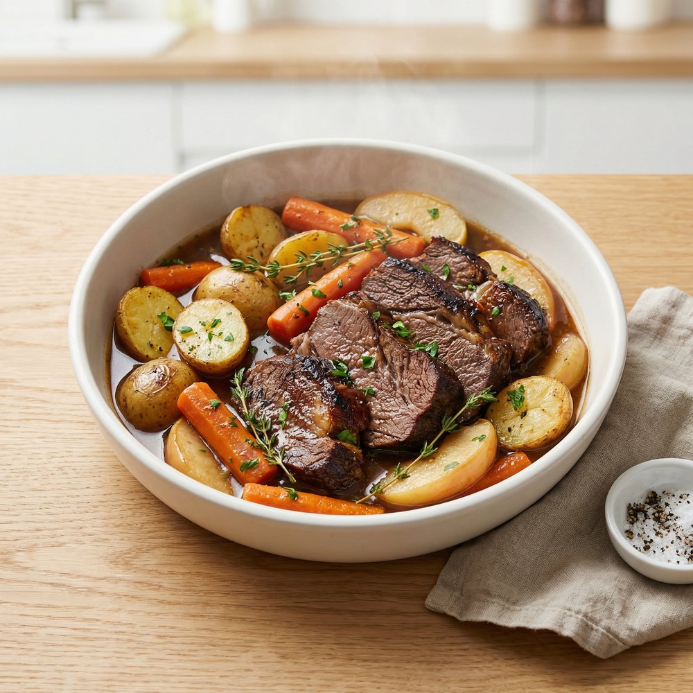 Apple-Flavored Pot Roast