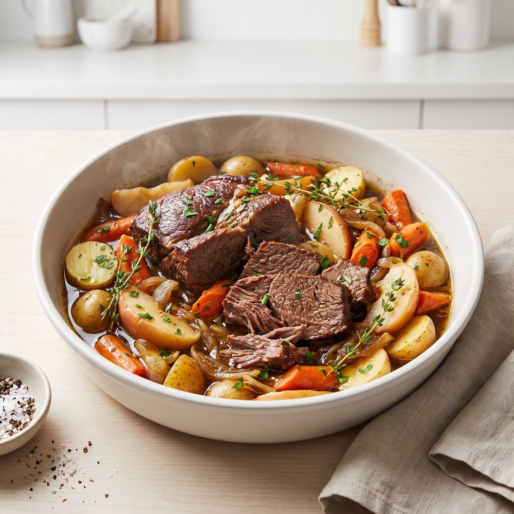 Apple-Flavored Pot Roast