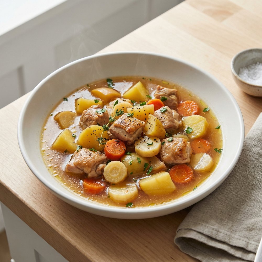 Weeknight Chicken and Apple Stew