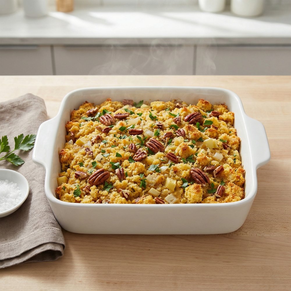 Apple and Pecan Cornbread Stuffing