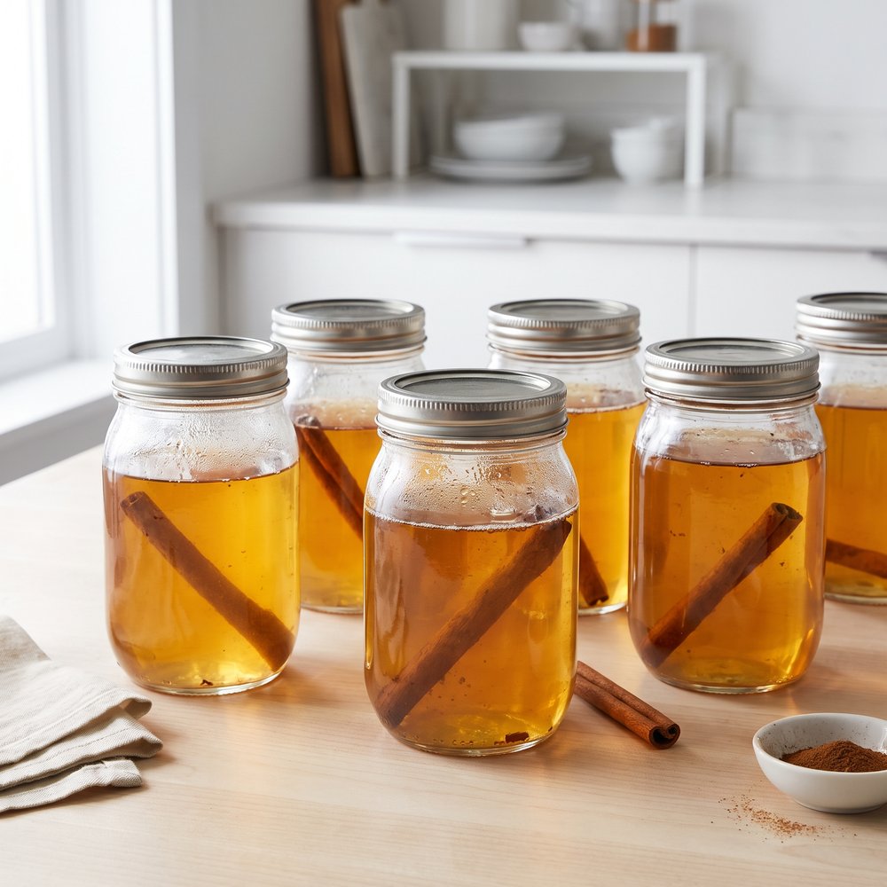 Apple Pie Jar Cocktail