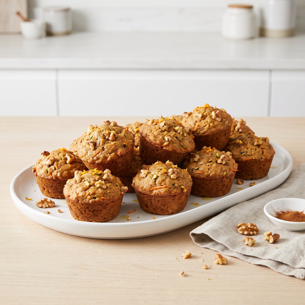 Apple, Zucchini & Carrot Breakfast Muffins