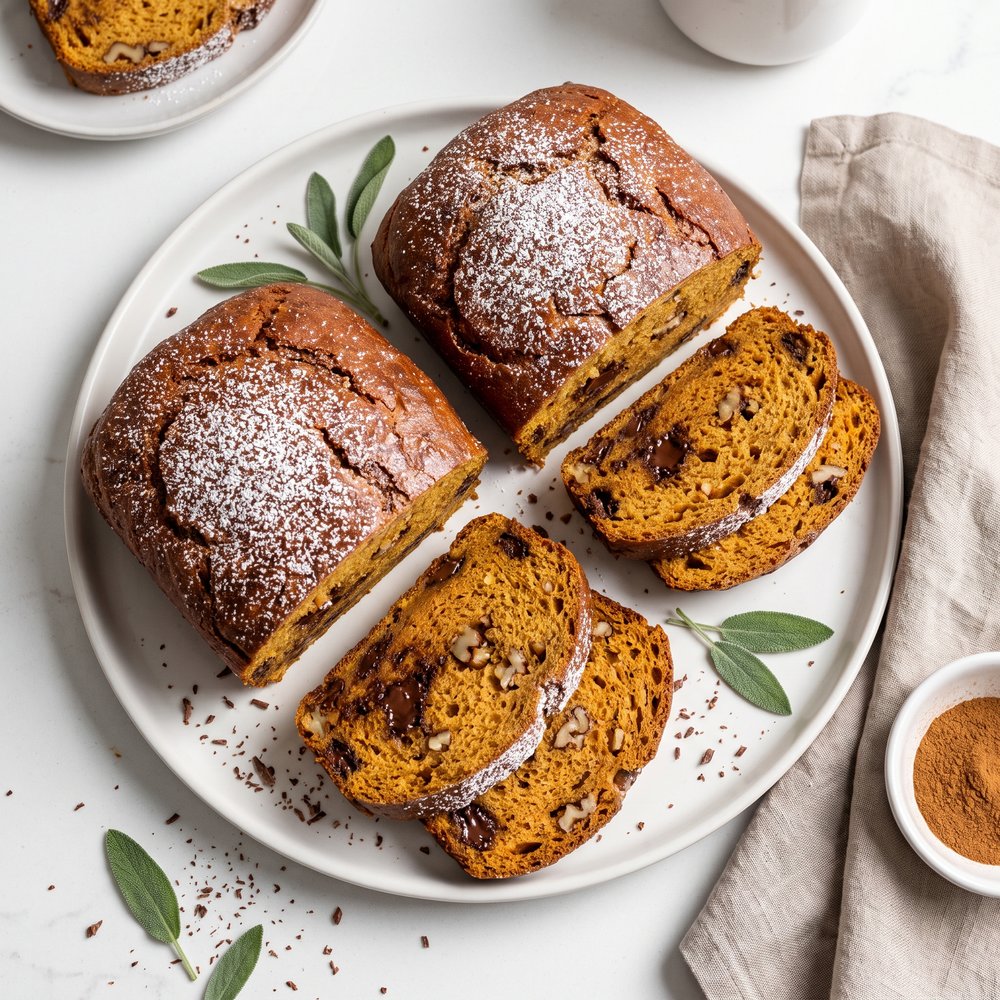 Applesauce Pumpkin Bread