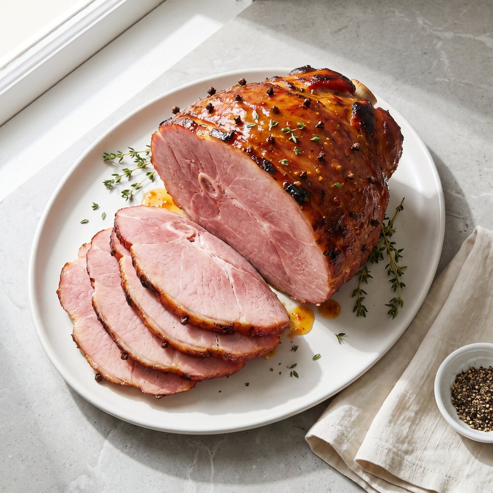 Apricot Glazed Ham
