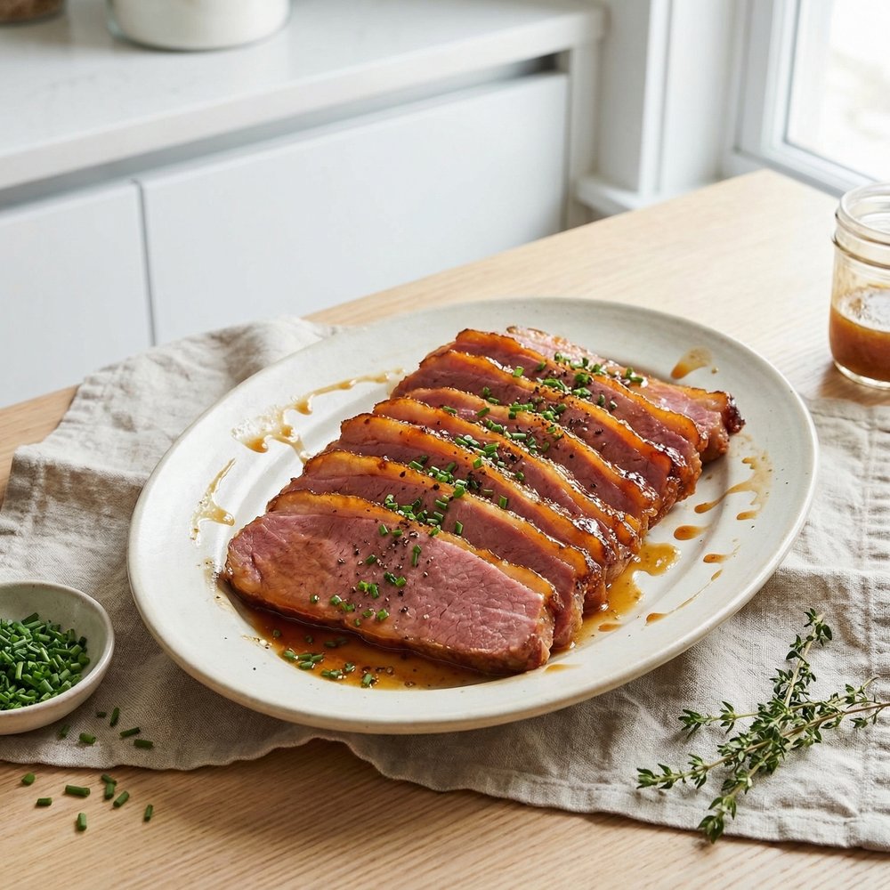 Apricot-Glazed Corned Beef Roast