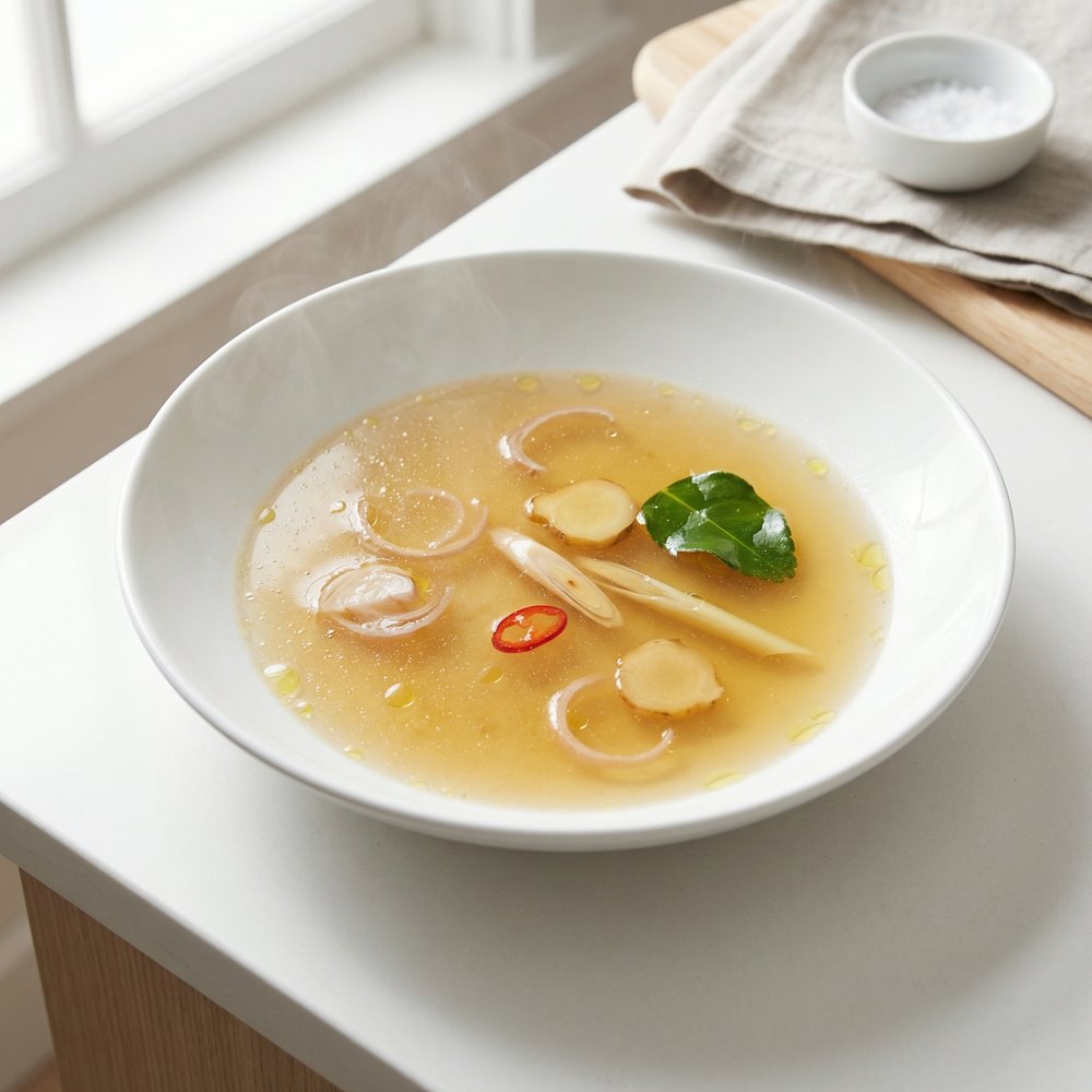 Aromatic Thai-Style Chicken Broth