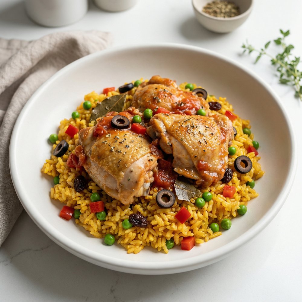 Panamanian Chicken and Rice (Arroz con Pollo)