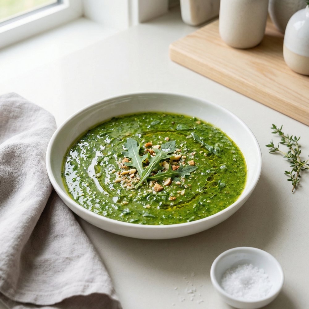 Peppery Arugula Almond Pesto