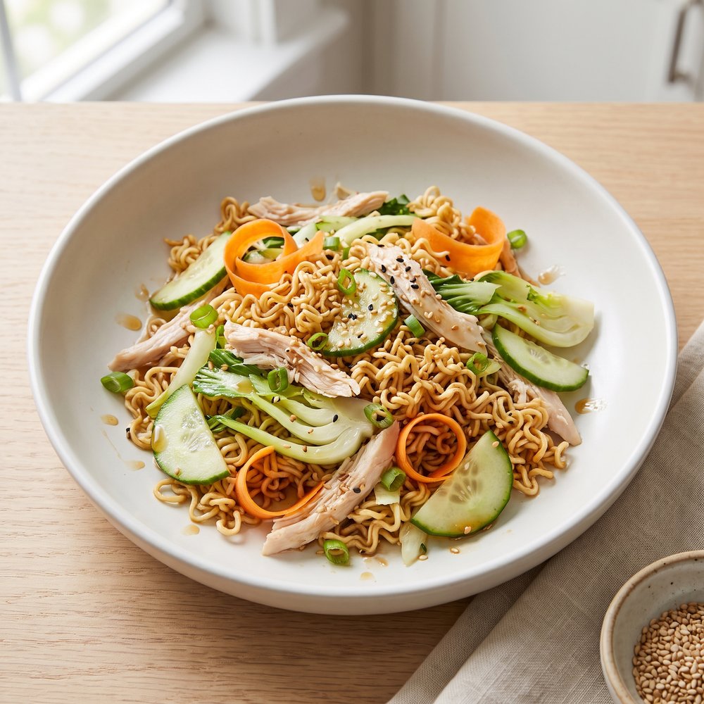 Asian Chicken Noodle Salad