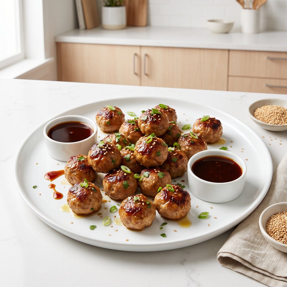 Asian Turkey Meatballs