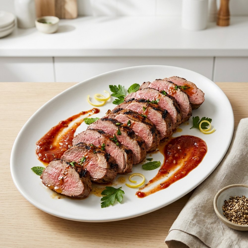 Aussie Barbequed Boneless Leg of Lamb
