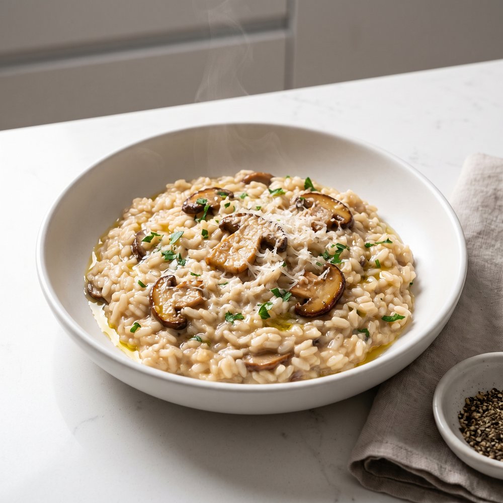 Authentic Porcini Mushroom Risotto from Italy