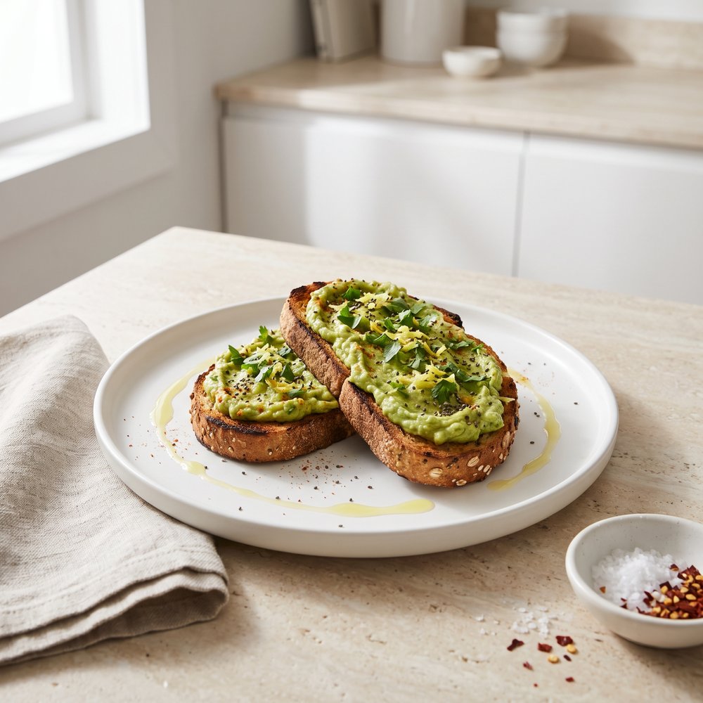 Avocado Toast with Meyer Lemon