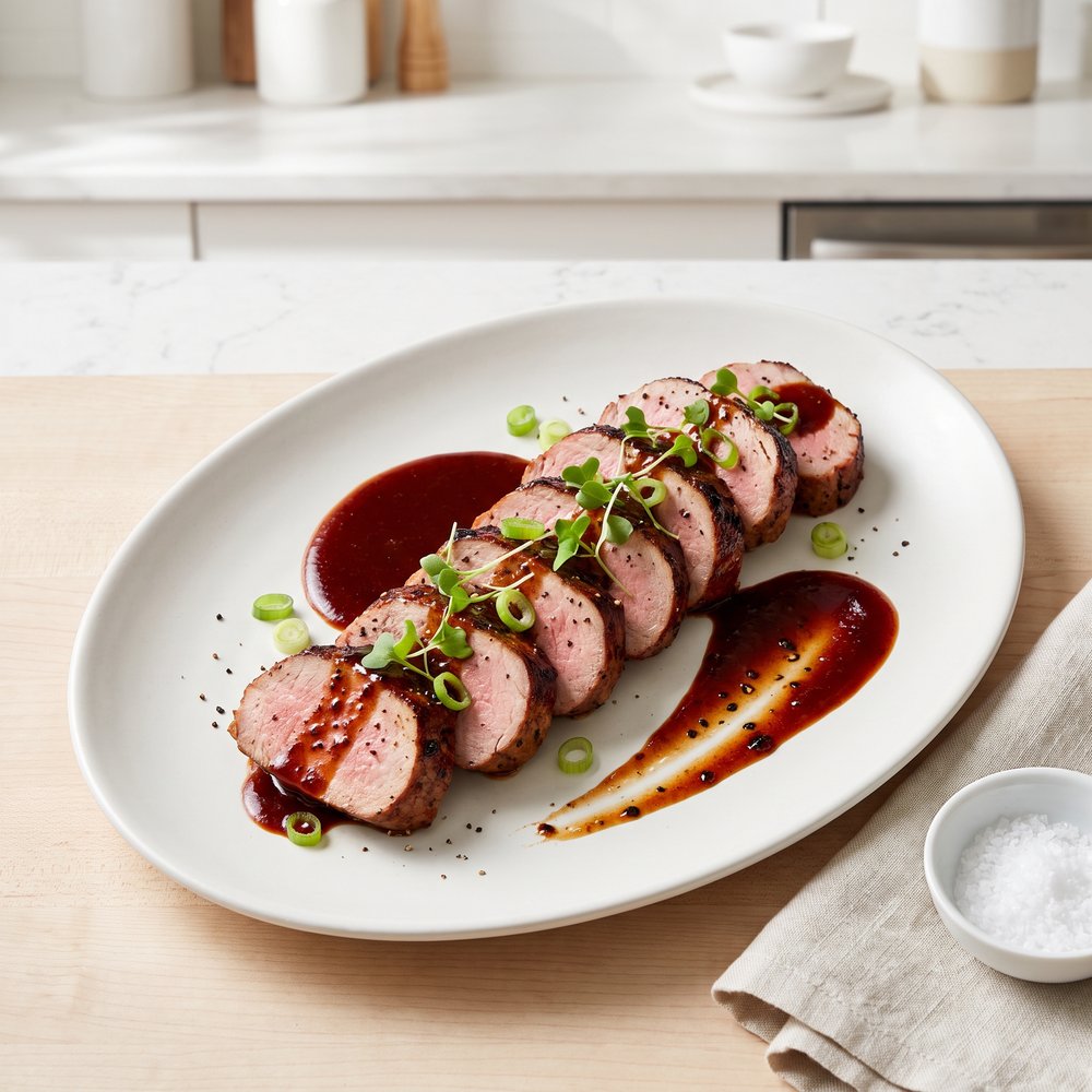 BBQ-Grilled Pork Tenderloin