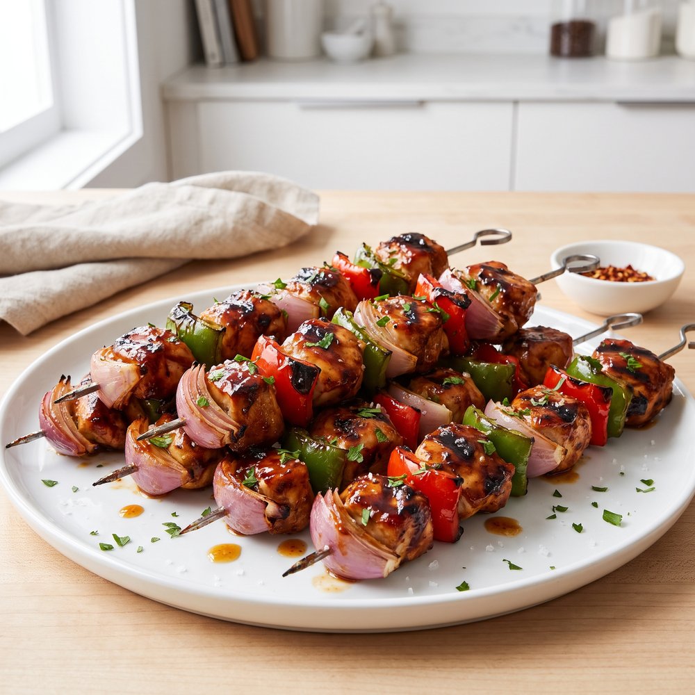 BBQ Chicken Skewers