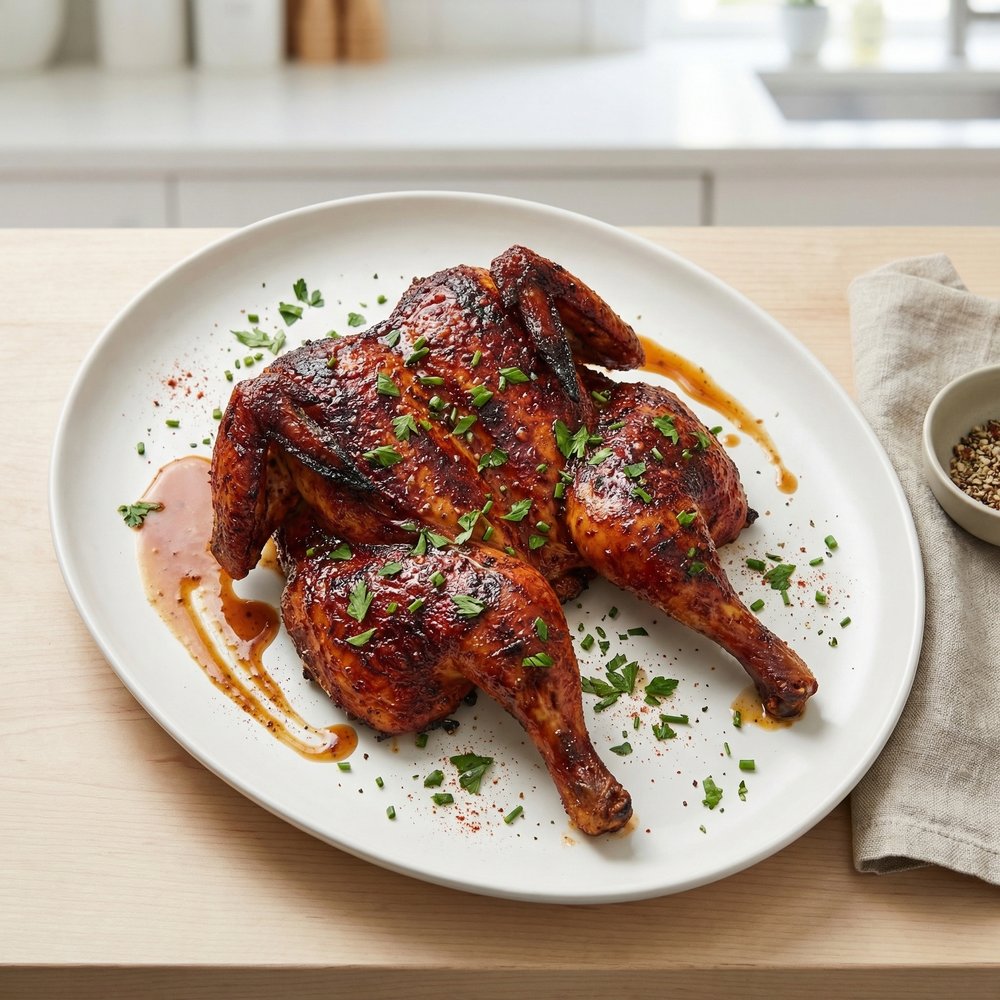 BBQ Spatchcock Chicken