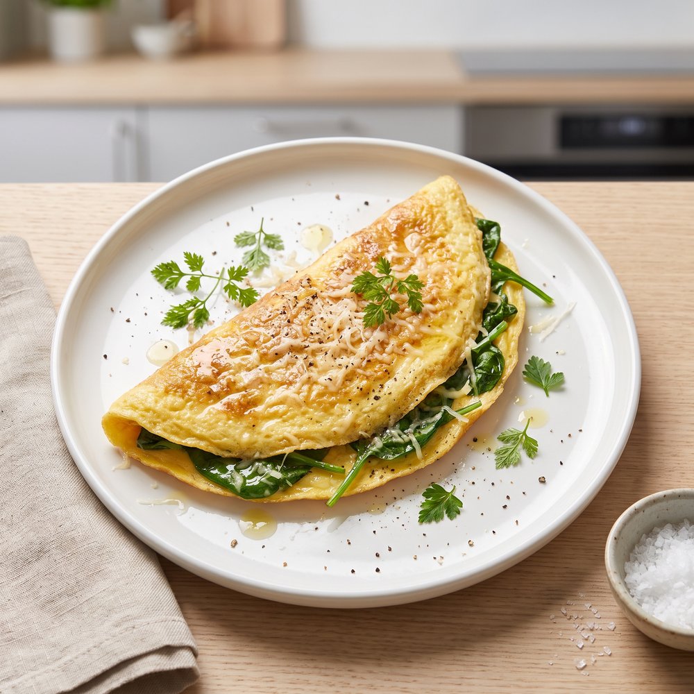 Baby Spinach Omelet