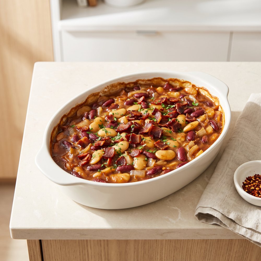 Backyard Baked Bean Casserole