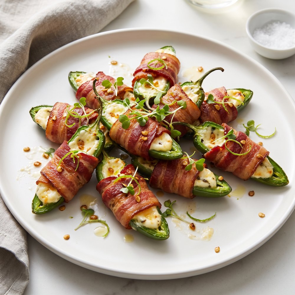 Bacon-Wrapped Duck Jalapeño Poppers