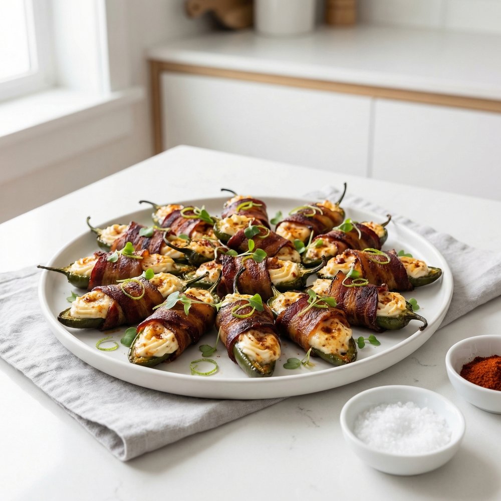 Bacon-Wrapped Duck Jalapeño Poppers