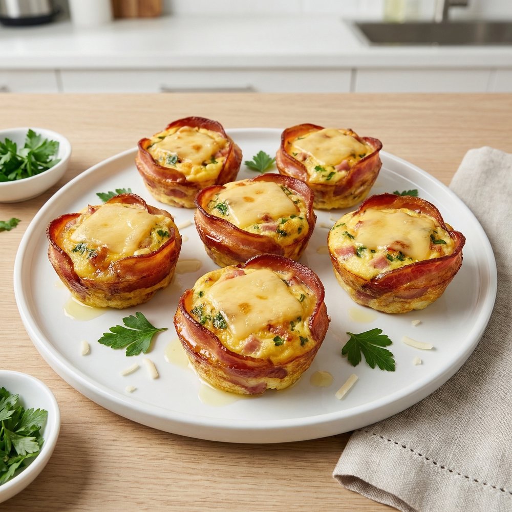 Bacon-Wrapped Egg Muffin Cups