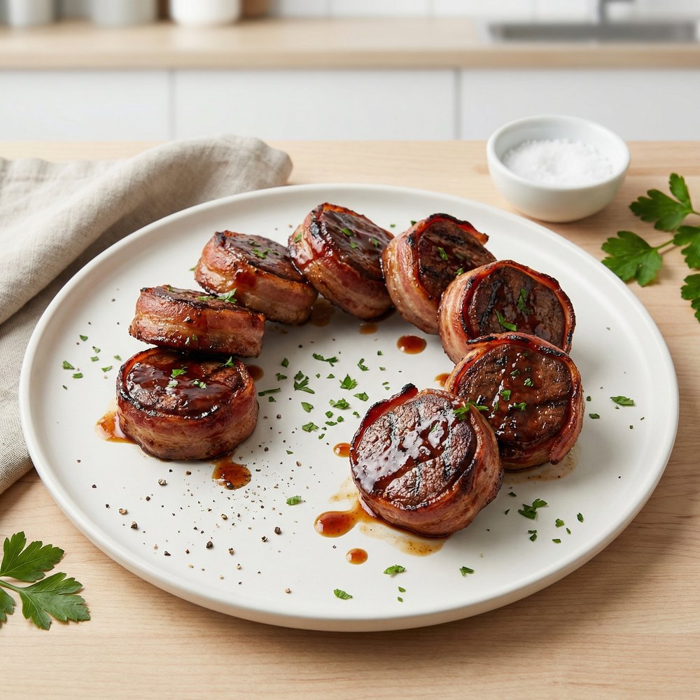 Bacon-Wrapped Venison Backstrap on the Grill