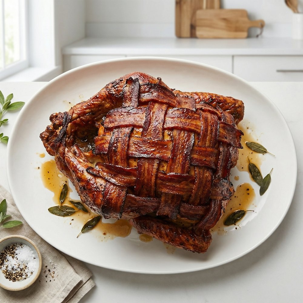 Bacon-Clad Whole Turkey