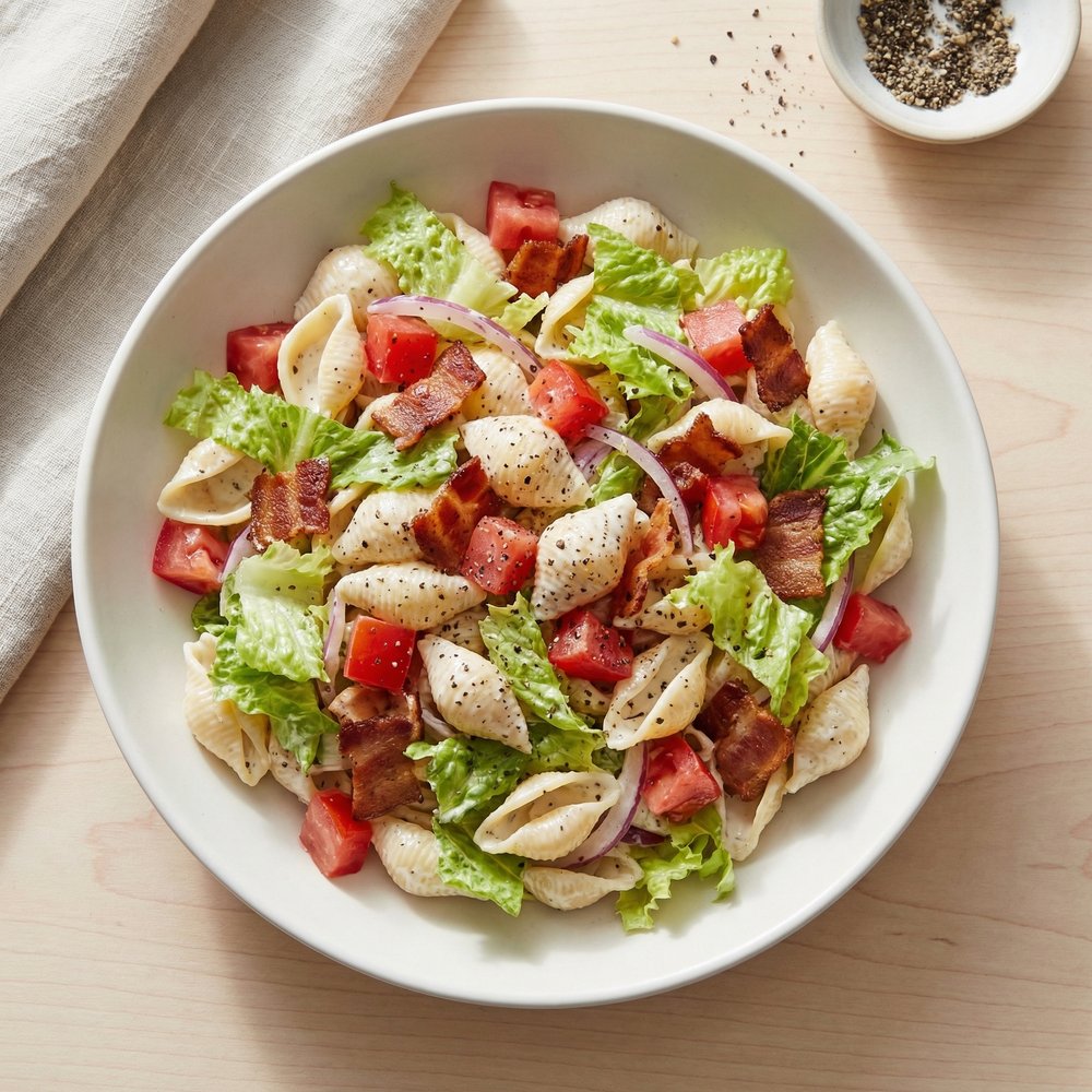 Bacon, Lettuce & Tomato Pasta Salad