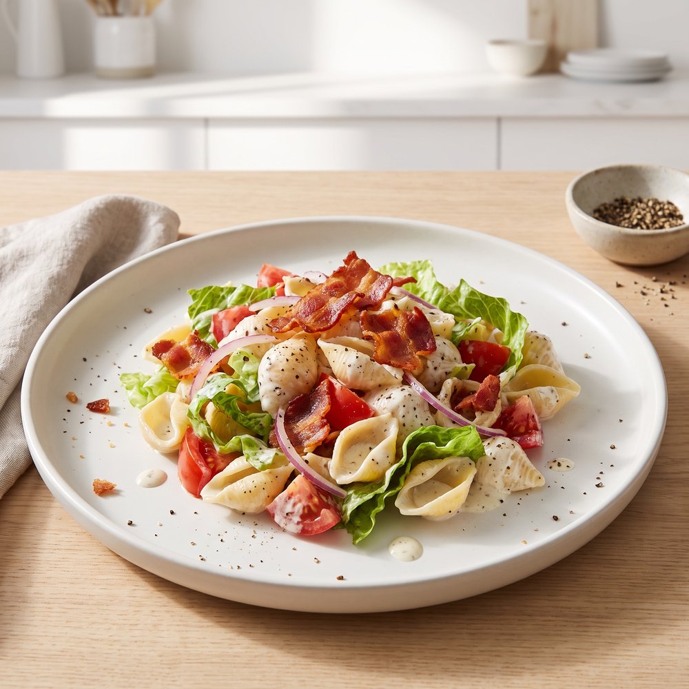 Bacon, Lettuce & Tomato Pasta Salad