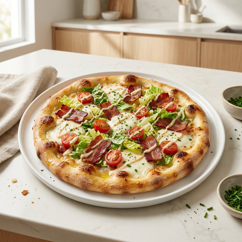 Bacon, Lettuce & Tomato Pizza