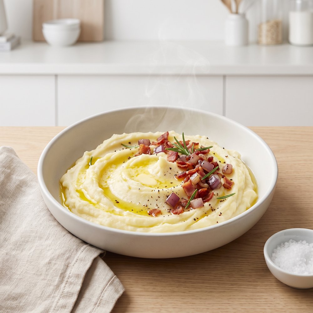 Bacon Rosemary Mashed Potatoes