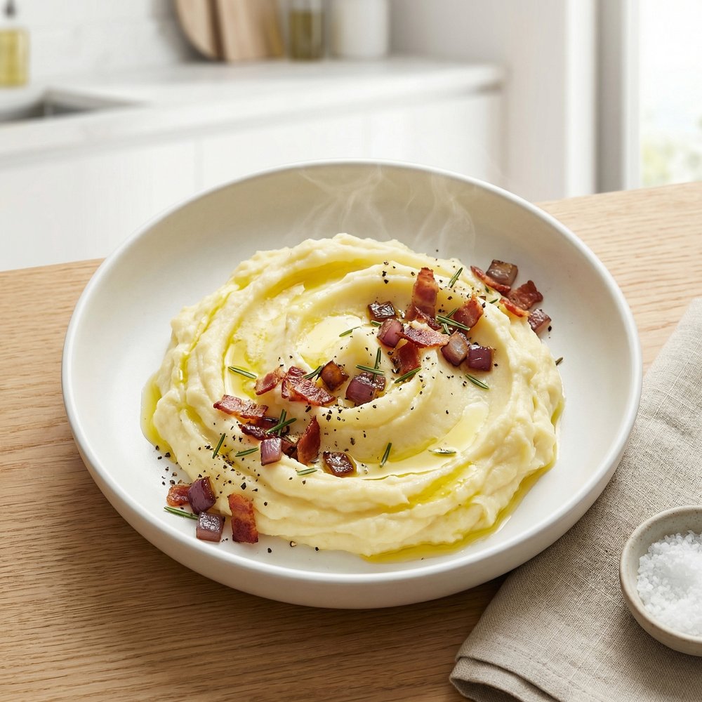 Bacon Rosemary Mashed Potatoes